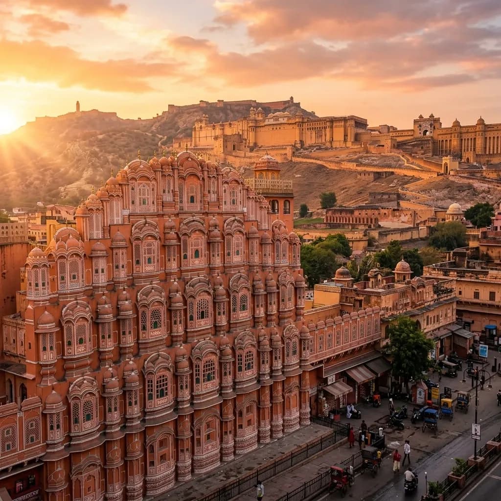 Amber Fort at Dusk